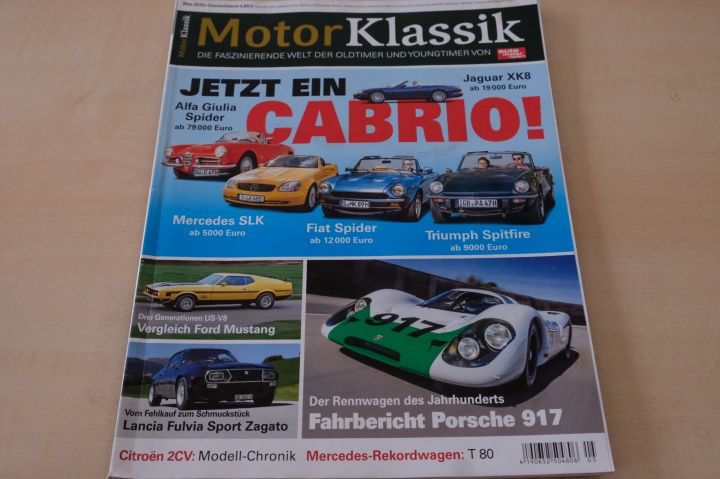 Deckblatt Motor Klassik (05/2019)
